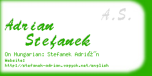 adrian stefanek business card